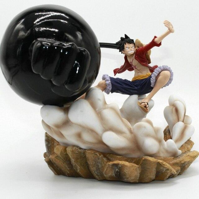 One Piece Action Figure 20th Gk Monkey D Luffy Battle Ver The Battle Over The Dome 17cm Model Collection Toy Desktop Decoration