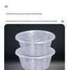 Ronghe Disposable 750ml Round Microwavable Takeaway Containers