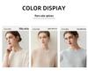 Lekasha 100% Pure Cashmere Round Neck Hollow Knit Short Sleeve T-Shirt