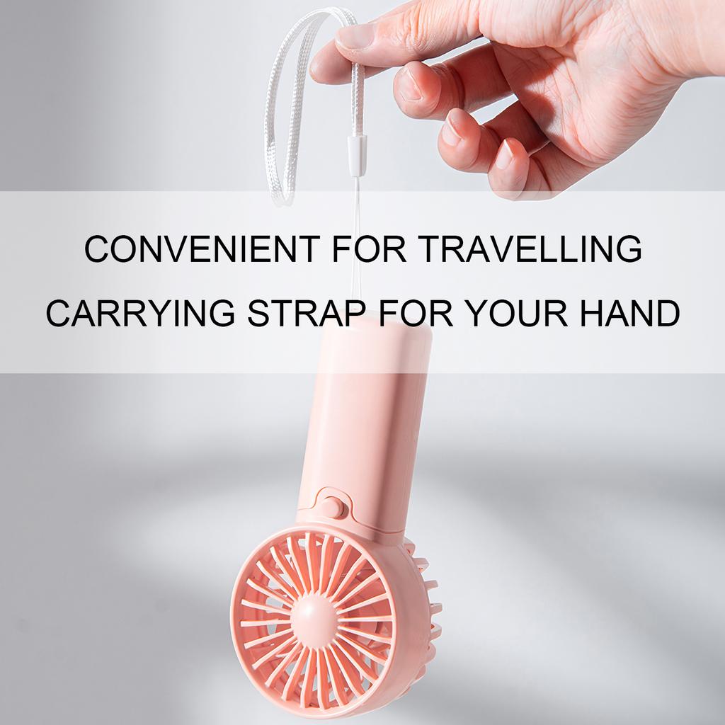 Portable Handheld Fan 1.5V AAA Battery Operated Pocket Fan Outdoor Indoor Activity Summer For Women Travelling