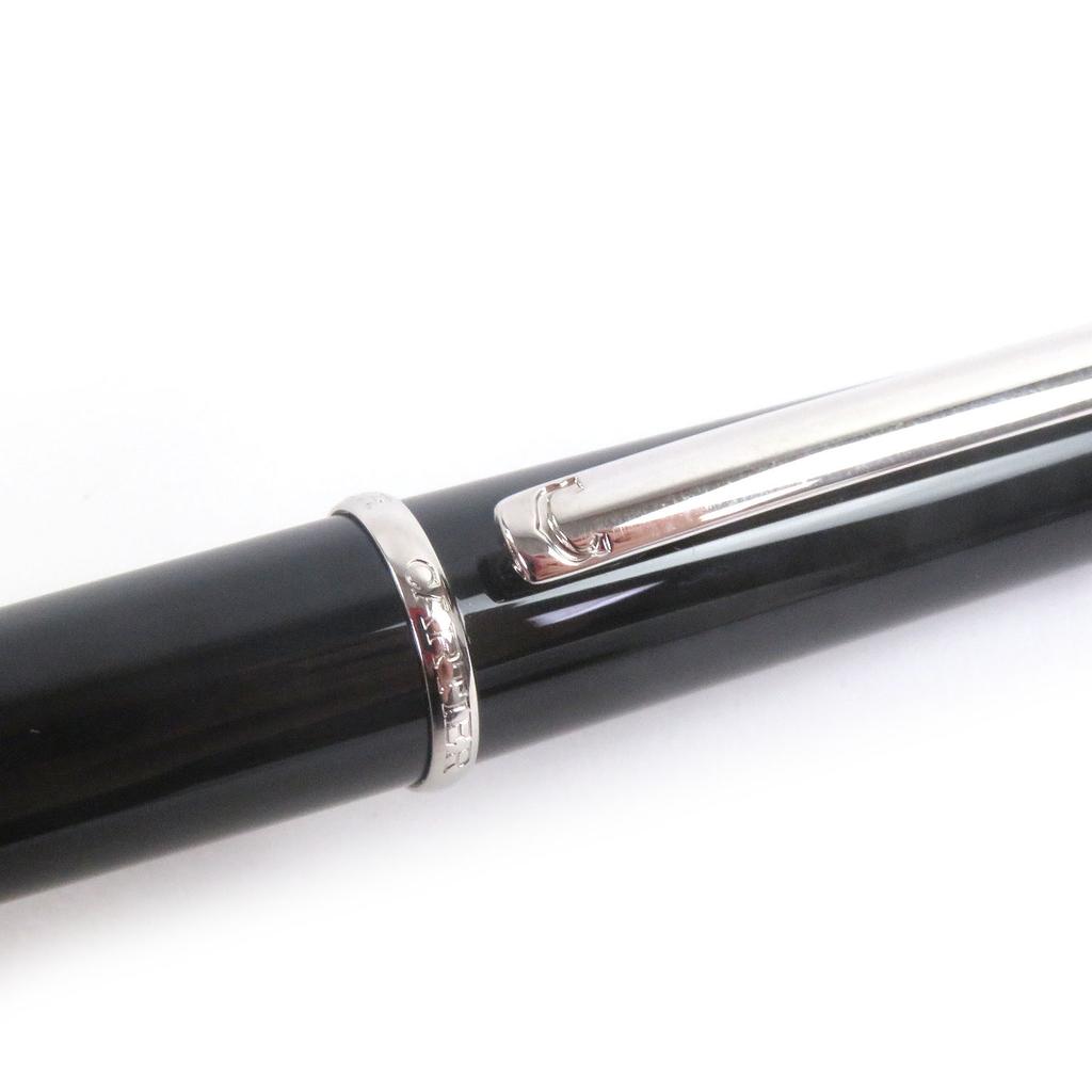 Excellent Cartier Ballpoint Pen Mini Diavolo De Cartier Black Silver Used