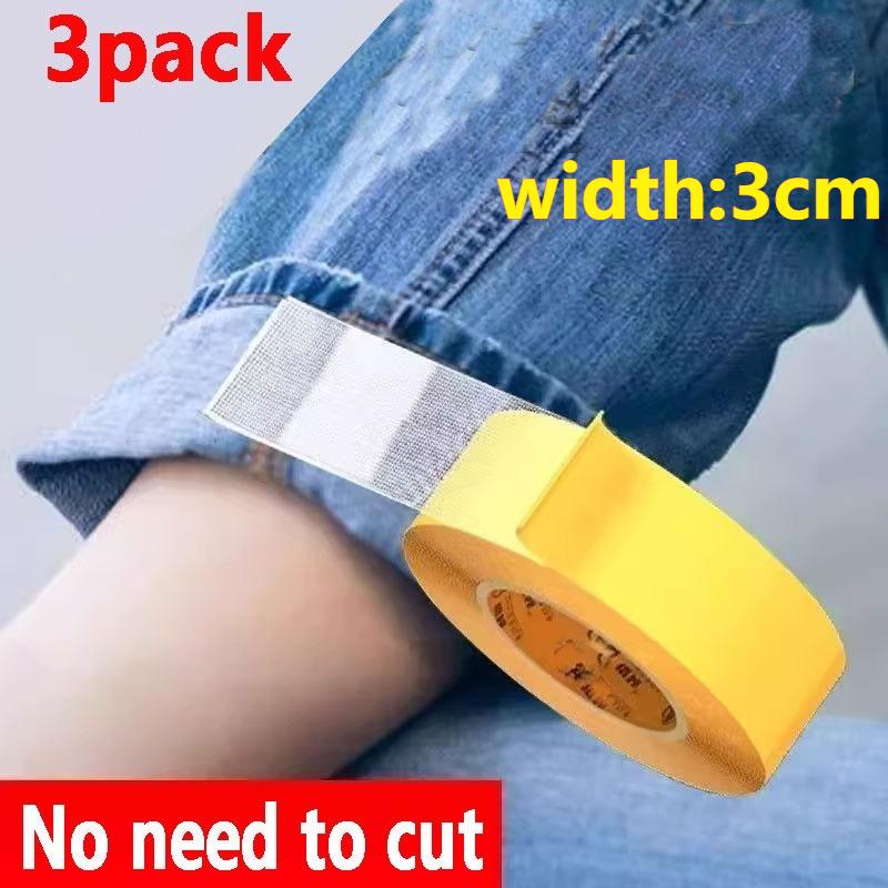 3 Rolls Strong Adhesive Hemming Tape, No-Sew No-Trace Fabric Fixing Tape, Multi-Functional Clothing Repair Tape