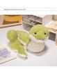 JC Style Cute Plush Green Snake Doll with Curly Hair Texture - Perfect Gift for Girls & Children's Birthdays