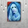Mfoever Latta Stevie Nicks Segni Metallici Decorazioni Murali Segni Metallici Vintage Capitano Poster Metallico Decorazione per Bar Pub Club Decorazione Murale
