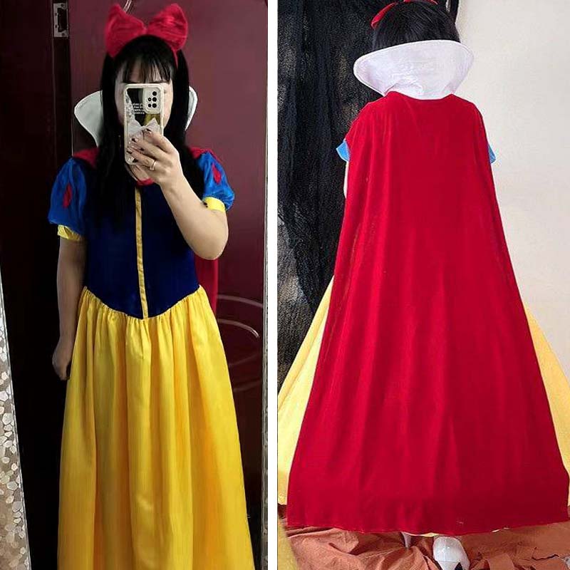 Halloween Classic Deluxe Princess Cosplay Costume Adult  Big Size S-4xl Queen Fairytale Dress Role Play Outfits For Adult