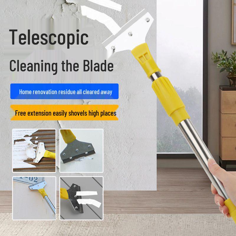 Telescopic Long Handle Heavy Duty Scraper for Grout and Glue Removal