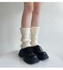 Socks cover women's y2k wear leg cover women's pile socks jk spice girl boot cover knitted medium tube calf socks spring and autumn
