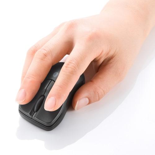 Sanwa Supply Bluetooth3.0 Blue LED Mouse Black MA-BTBL27BK