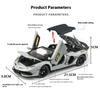 1/24 Scale Lamborghini SVJ63 Racing Car Simulation Alloy Car Model Sound and Light - Suitable for Children's Toys and Collections