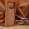IPhone 17 Pro Leather Case Magnetic Full Body Protective Cover