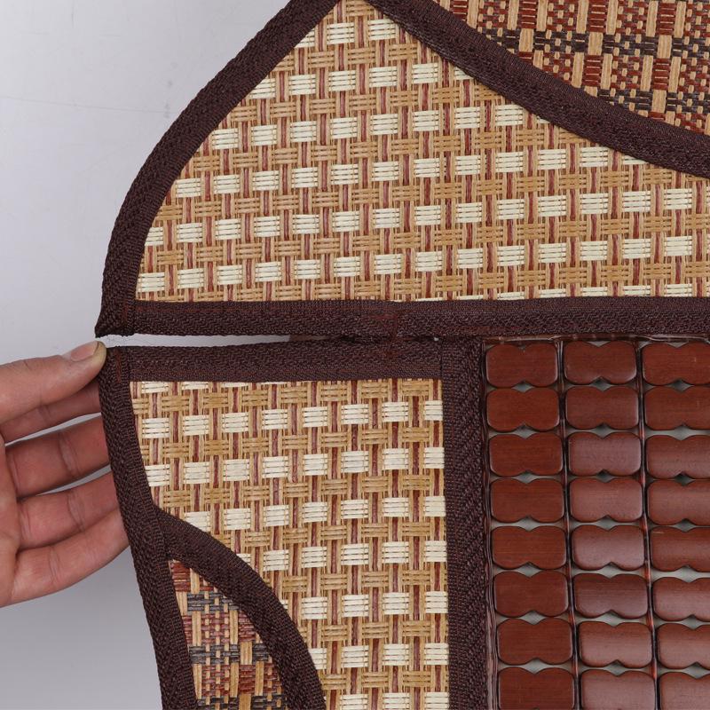 Large Bamboo Chip Truck Seat Cushion - Summer Mahjong Cool Mat, Universal Fit
