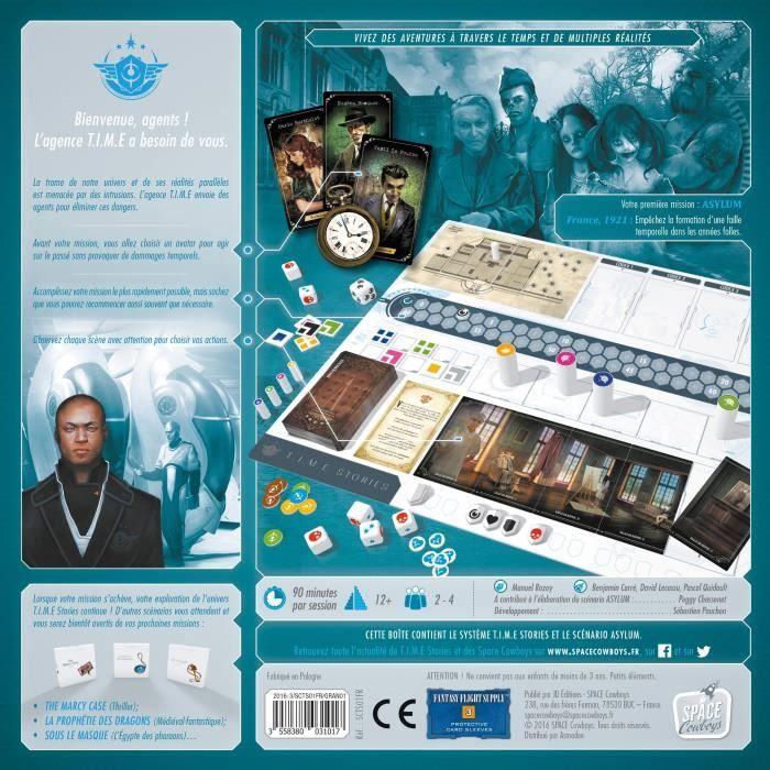 Time Stories - Asmodee - Jeu de société - Jeu de plateau - Jeu de stratégie - Jeu coopératif