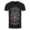 Five Finger Death Punch T-Shirt FFDP Biker Badge Band Official New Black