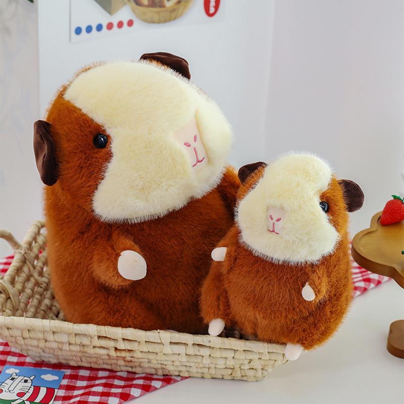 Simulated plush stuffed animals cute Dutch pigs Kawaii capybaras sofas pillows room decorations toys children's birthday gift