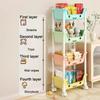 Toy Storage Trolley Bookshelf Snack Rack For Children Storage Organizer Bathroom Accessories Closet Organizer Kitchen Storage