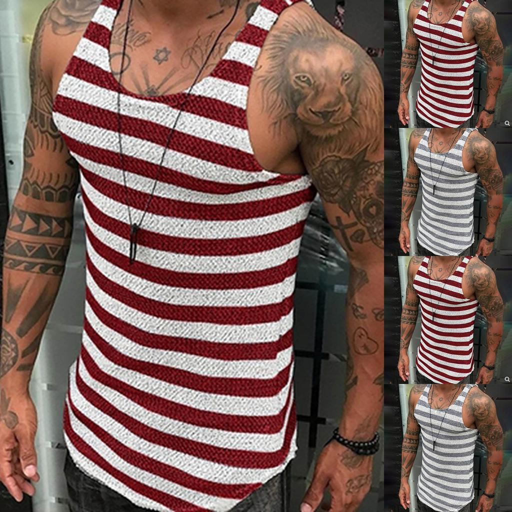 Men's Outdoor Sports Running Fitness Slim Fit Sleeveless Tank Top