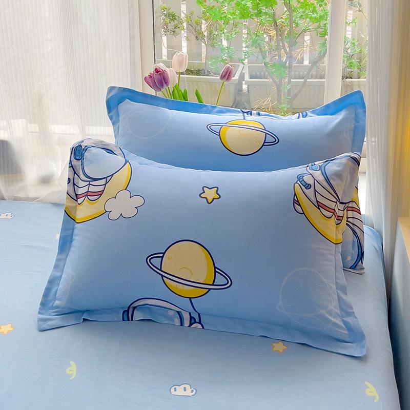 Set of Two Pure Cotton Pillowcases, 48x74cm - Pillow Core Covers [Pair Only]
