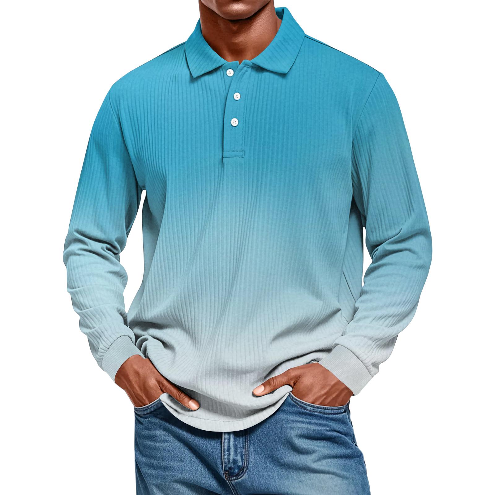 

Мужская повседневная рубашка свободного кроя однотонная с длинным рукавом XXXL