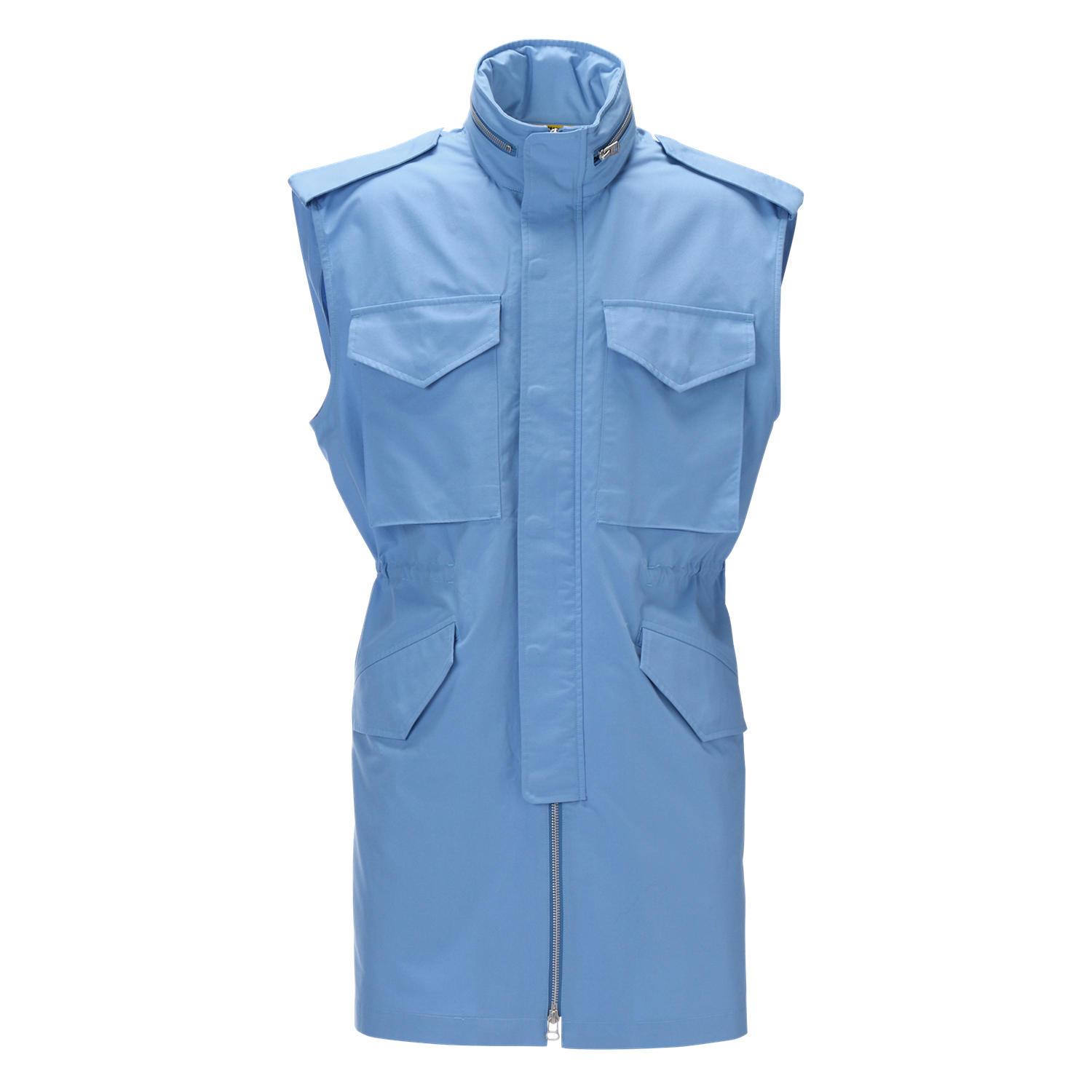 

Новое женское платье без рукавов Onitsuka Tiger, синее 2182B390-400 M