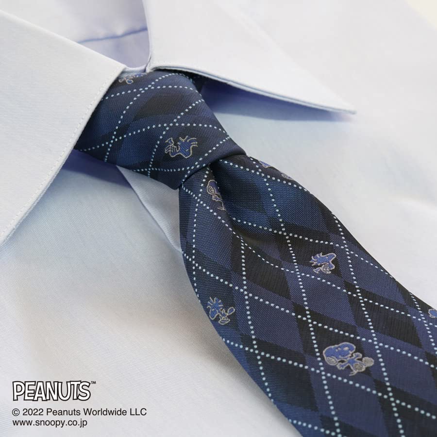 Peanuts Snoopy Tie PND48162 Navy Blue SNOOPY Business Brand Tie Gift