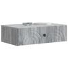 Wall Mounted Side Table Grey Sonoma 59 x 34.5 x 17 cm