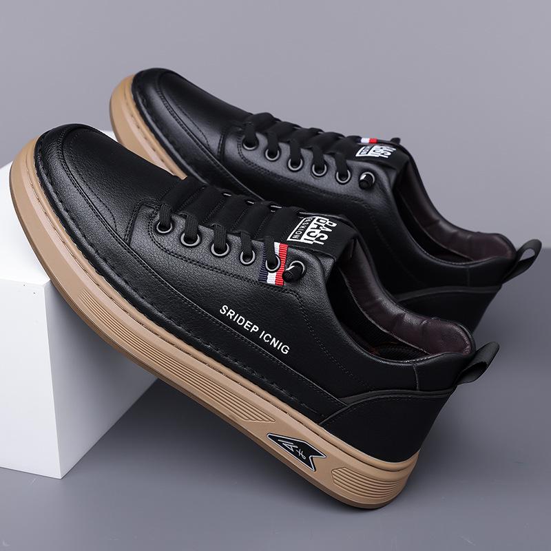 2025 Herren Freizeitschuhe aus weichem Leder – Frühling & Herbst, Bequem, Vielseitig, Trendiges Design