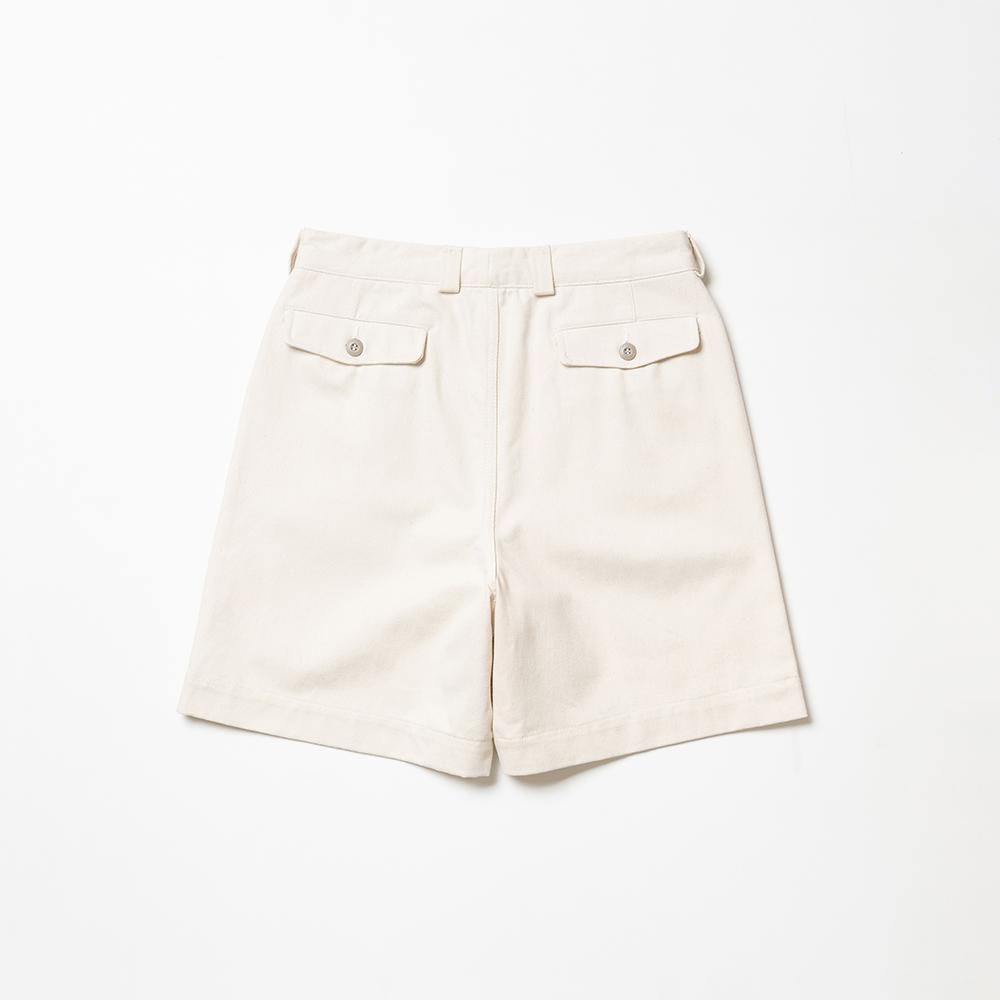 Waiemssielkeiwai French M-52 Chino Short Pants - Natural