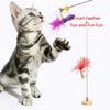 Woodpecker Toy for Cat Flexible Spring Fun and Intimate Pet Interaction