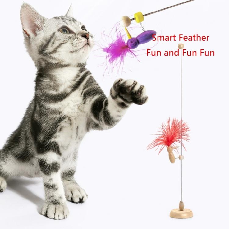 Woodpecker Toy for Cat Flexible Spring Fun and Intimate Pet Interaction