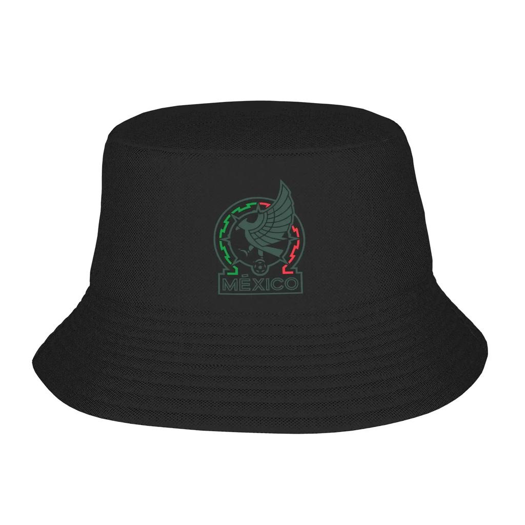 Mexico national football team Design Bucket Hat Summer FisherUnisex Hat Outdoor Sun Protection Fishing Hunting Cap Ladies H
