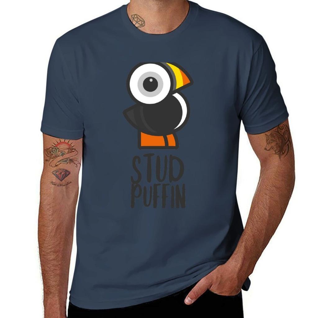 T-shirt Puffin con borchie Asciugatura rapida