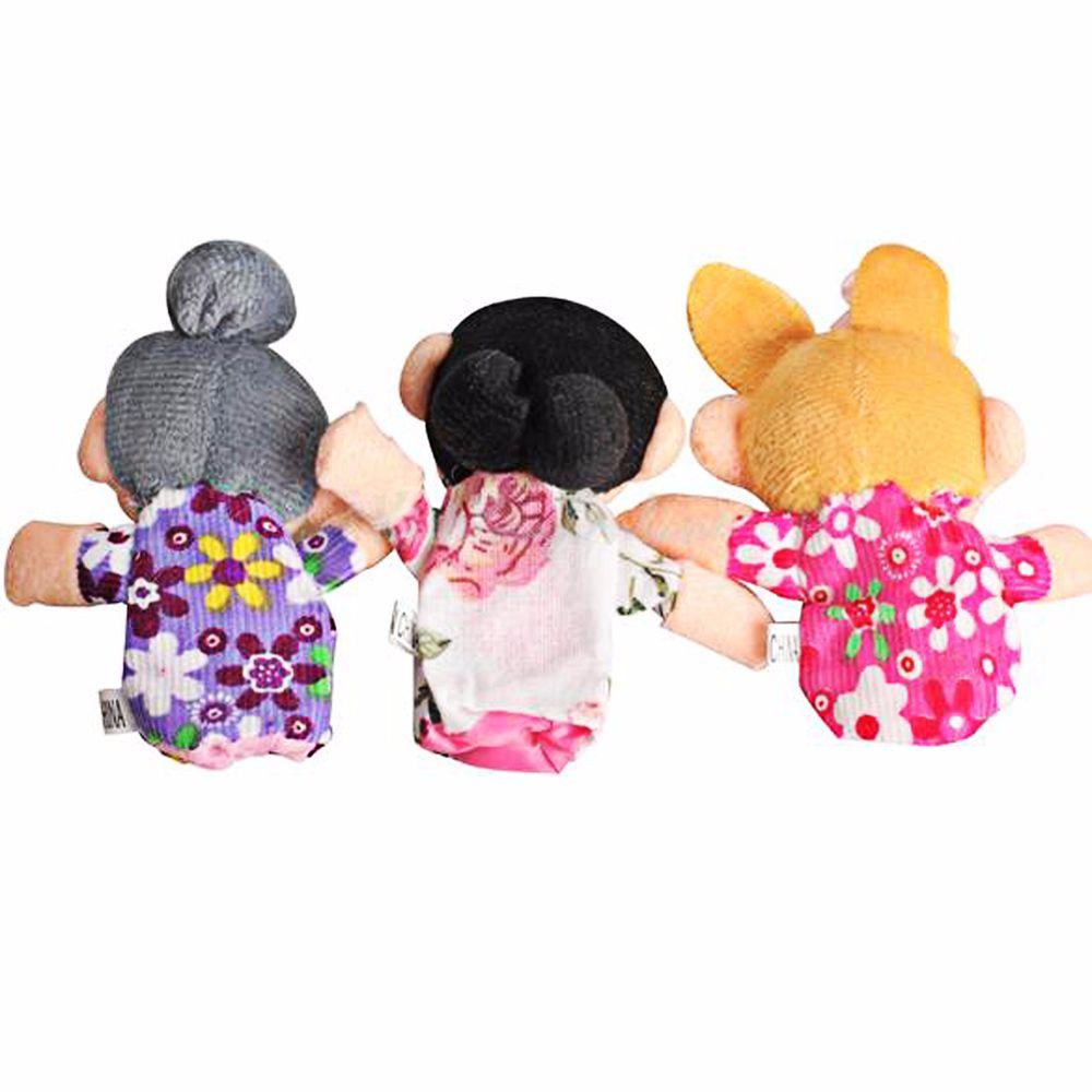 Toys Cloth Doll Toys Cartoon Doll Hand Puppet Family Finger Puppets Set Finger Doll Plush Toys