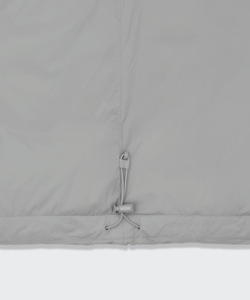 Musinsa Standard Snap Down Short Padded Jacket [Light Grey]