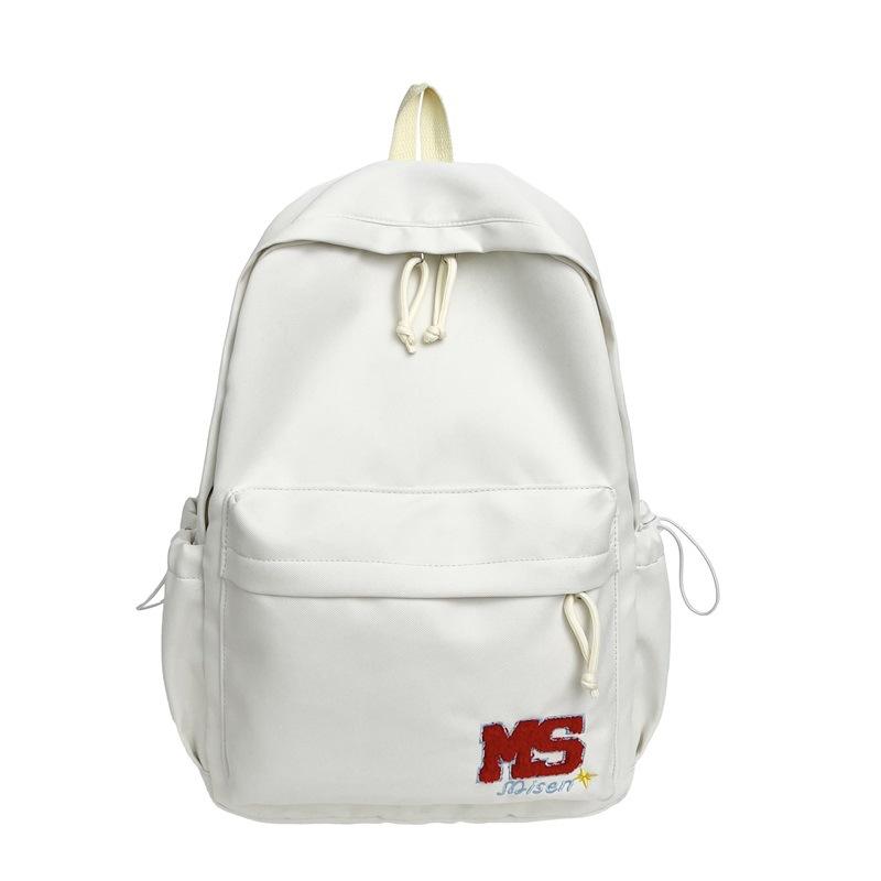 Middle School Student Backpack For Girls Trendy Letter Design Large Capacity Casual Travel Backpack Stylish College Student Backpack For Boys