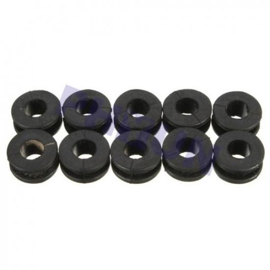 10 Peças Borracha e Aço para Moto para Carenagem Honda Yamaha Suzuki Kawasaki