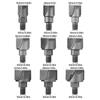 Durable 16-30mm Wooden Door Lock Slotting Cutter Screw Thread Steel 10mm Shank CNC Bottom Cleaning Router Bit