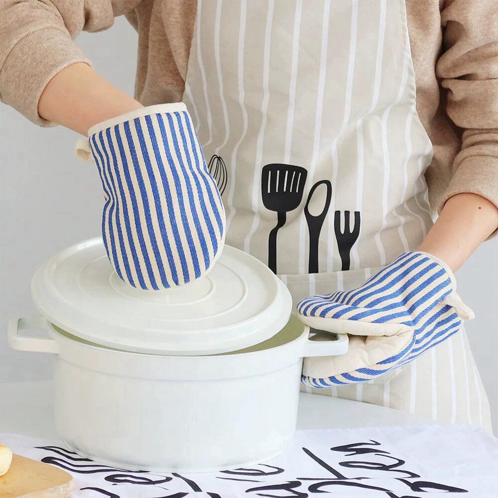 Ugnsklämma, Tjocka Värmebeständiga Handskar För Händer, Med En Greppande Yta, Lämplig För Hand Hot Pot Köksredskap/bakformar 1st