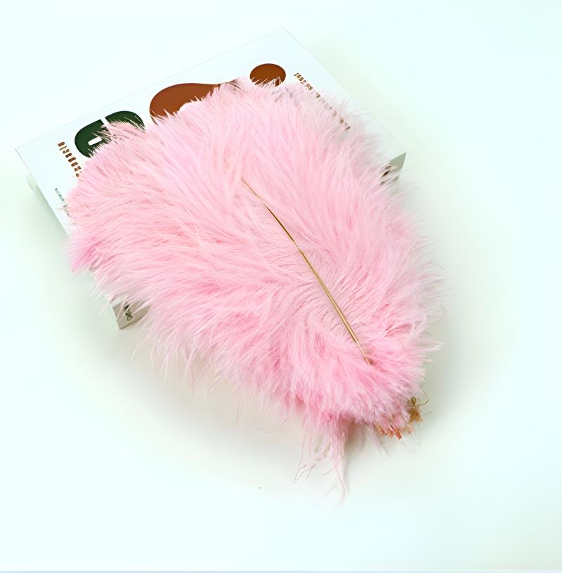 10pcs Feathers Ostrich 15-20cm Royal Blue Black White Pink Trim For Sewing Clothes Fabric Outfit Plumas Crafts Mixed Colors Hat