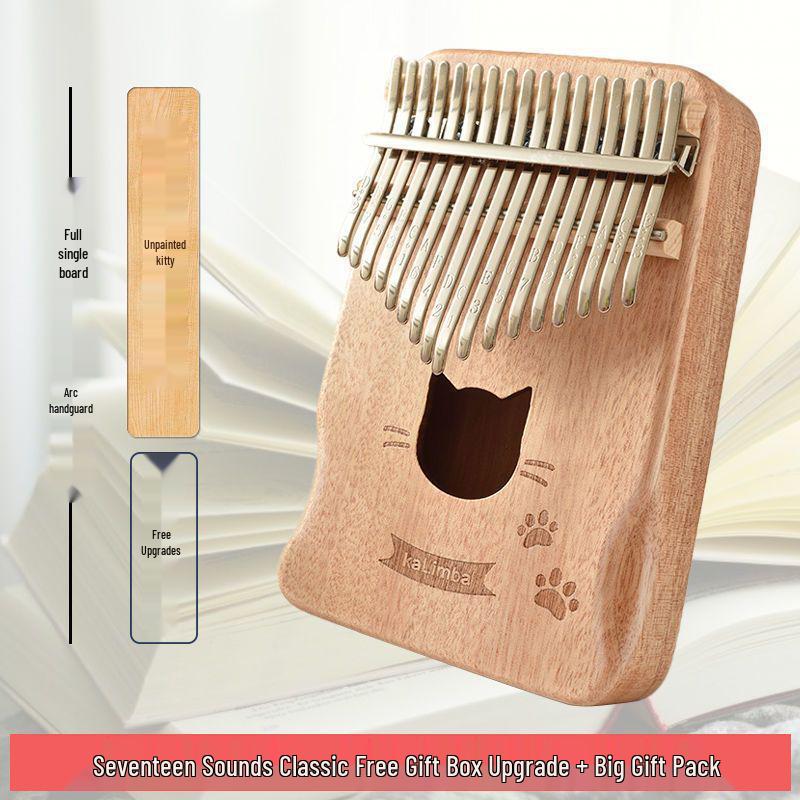 17/21-Ton Daumenklavier Kalimba - Beliebtes kleines Musikinstrument Souvenir