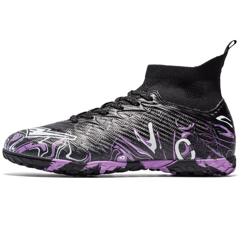 Size 34-46 Men/Women's Camouflage Football Boots Rubber Soft Sole Short Nail Artificial Turf Youth Children Football Shoes