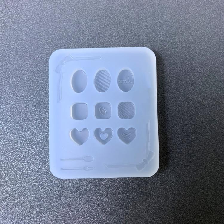 Süßigkeiten-Zubehör Form Flexible Silikon-Schmuckanhänger Form Zubehör Anhänger Herstellung Form für Bastelliebhaber