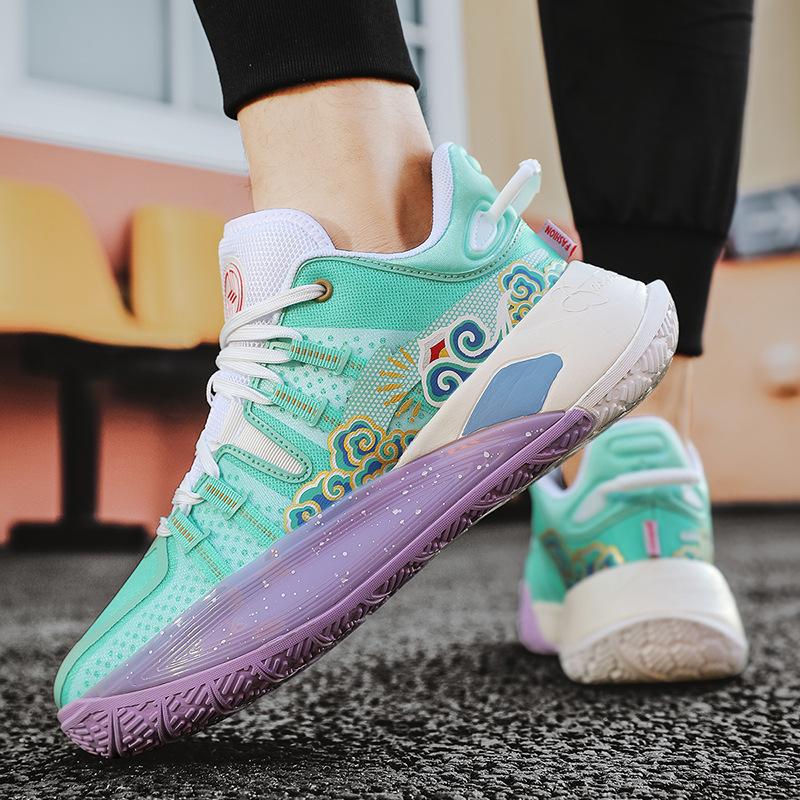 Basketball Shoes Men's CJ2 Shoes Guard Actual Combat Youth Sneakers Genuine Women's Low-top Children's Spring Sports Sneakers