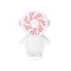 Mini Ventilatore Ricaricabile USB a 3 Velocità Portatile da Tavolo Elettrico Silenzioso USB con Cavo di Ricarica USB per Ventilatori da Esterno(Rosa A)
