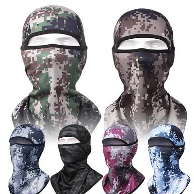 Neue Mode Outdoor Camouflage Sturmhaube Armee Militär Ski Vollgesichtsmaske Motorrad Fahrrad Kappen