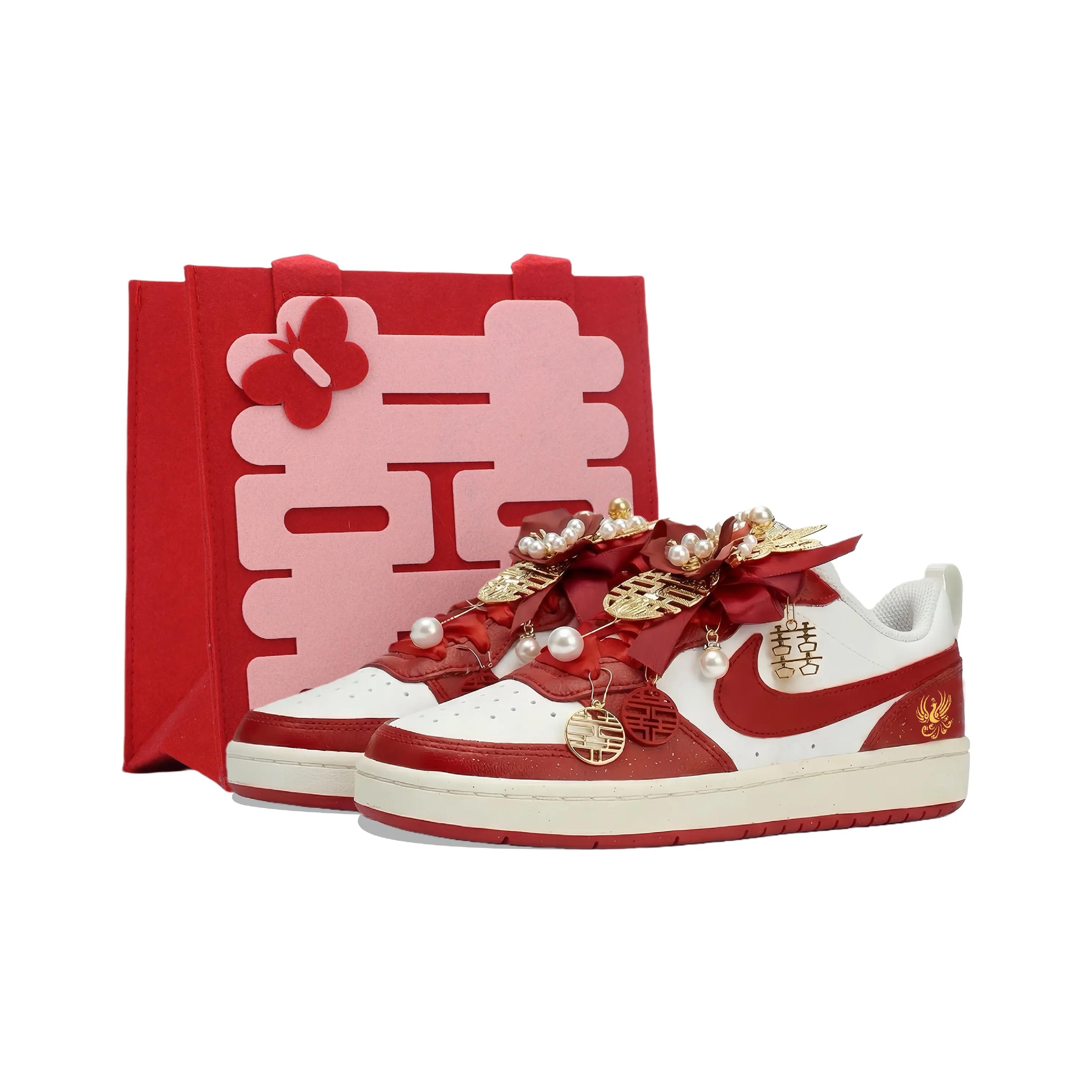 

Nike Court Borough 2 With The Presence Of The Phoenix Abrasion Resistant Slip Resistant Low top Skateboard Shoes Unisex BQ5448-119(Team2099-) 36