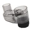 CNC Router Dust Shoe 52mm Diameter Clear CNC Dust Boot with 38mm Hose Diameter for 52mm Spindle Motors and Router