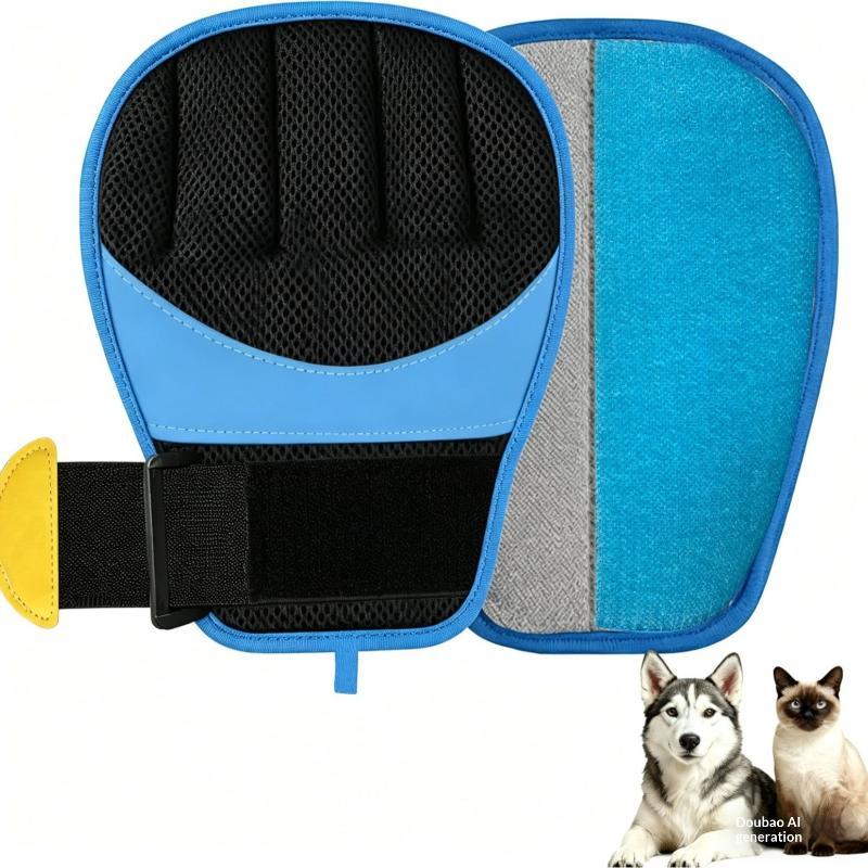 Pet Hair Remover Electrostatic Gloves, 2025 New Pet Hair Removal Glove For Cats & Dogs, Double-Sided Reusable Electrostatic