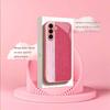 Soft pink gradient PhoneCase for Samsung Galaxy S26 S25 S24 S23 S22 FE Ultra Plus Built-in glass feel bare machine Men women