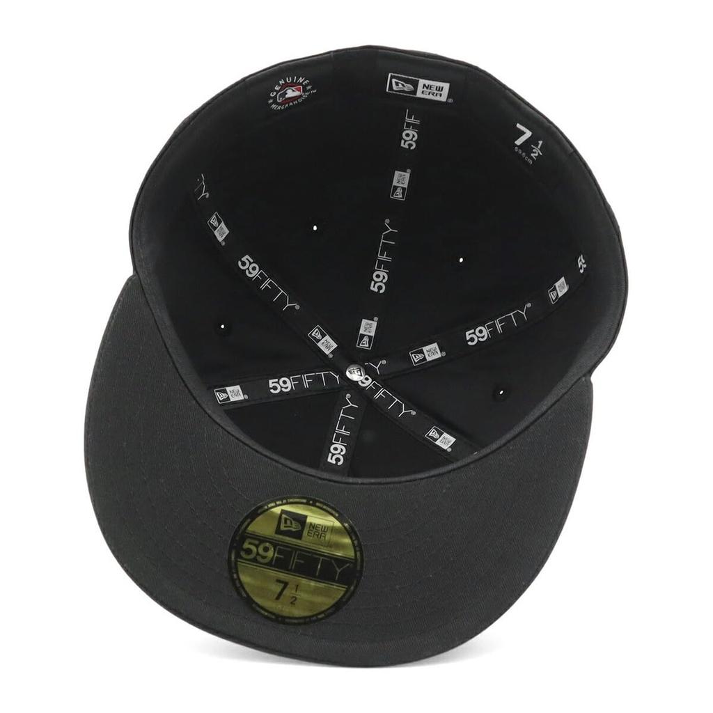 New Era Cap 59FIFTY MLB Rhinestone ONSPOTZ Exclusive NY Black 7 3/8 59Fifty Limonta Est Rhinestone Badge MLB New York Yankees