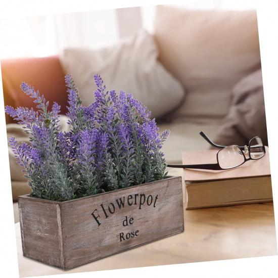 

ARTIBETTER 1 шт. Фиолетовый Лавандовый Искусственный Имитация Стебель Папоротника Пластиковая Модель Домашний Офисный Декор для Стола Растения Декор Комнатные Растения Искусственный Имитация Папоротника